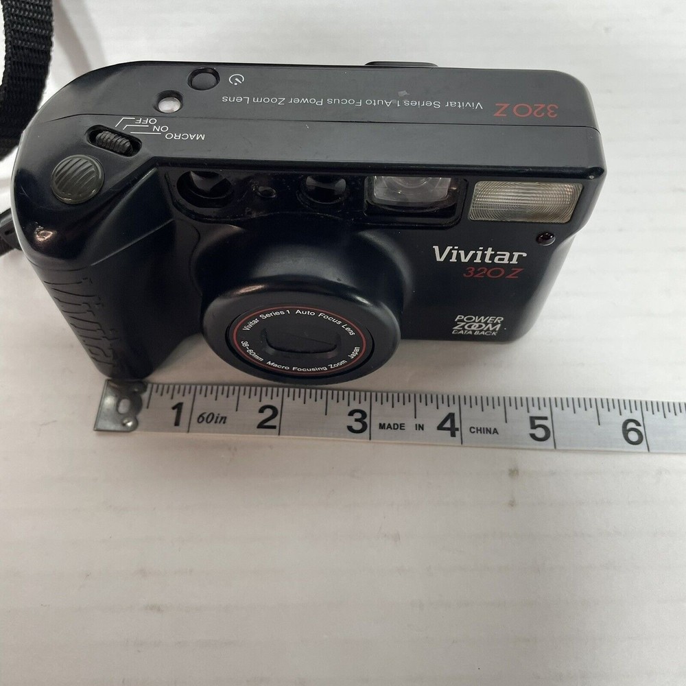 FILM CAMERA, Vivitar 320 Z, Auto Focus Lens Power Zoom 35mm With Case Vintage - Picture 6 of 8
